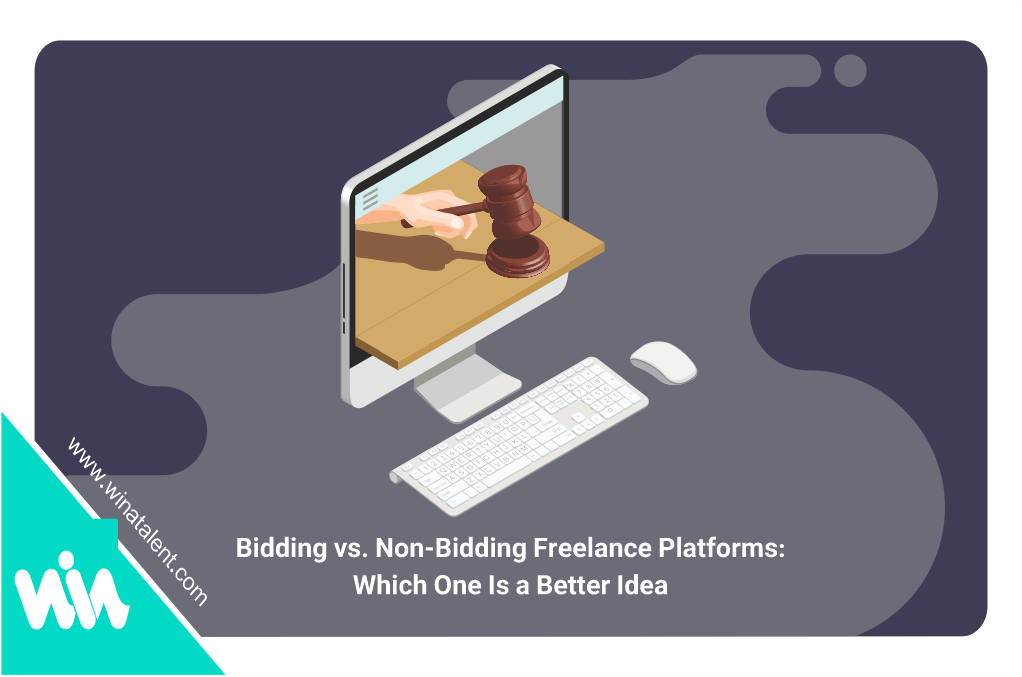 bidding vs. non-bidding Freelance platforms