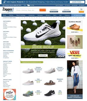 Zappos MVP page