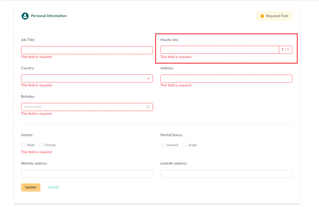 winatalent mandatory hourly rate